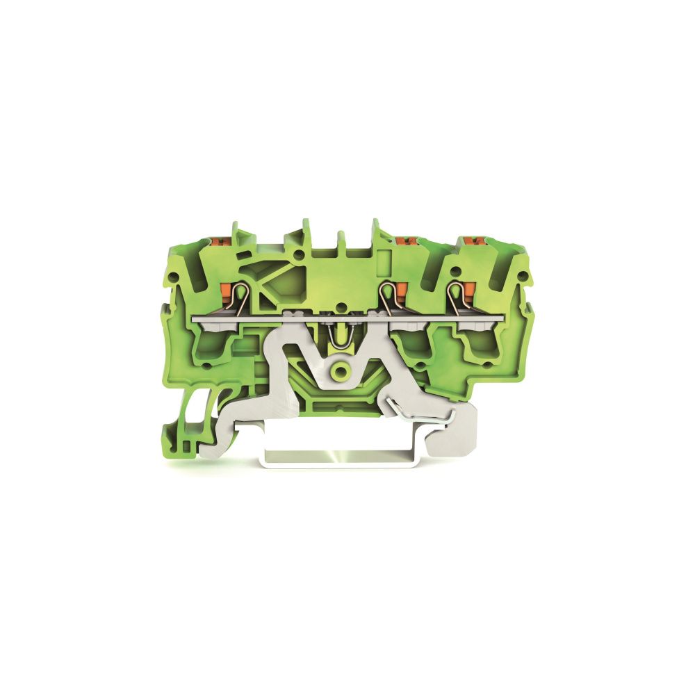 Wago Schutzleiterklemme TOPJOB S 2202-1307, 2,5mm2, Federzuganschluss, Polyamid, Grün/G... WAGO-2202-1307 4055143848626 (Abb. 5)