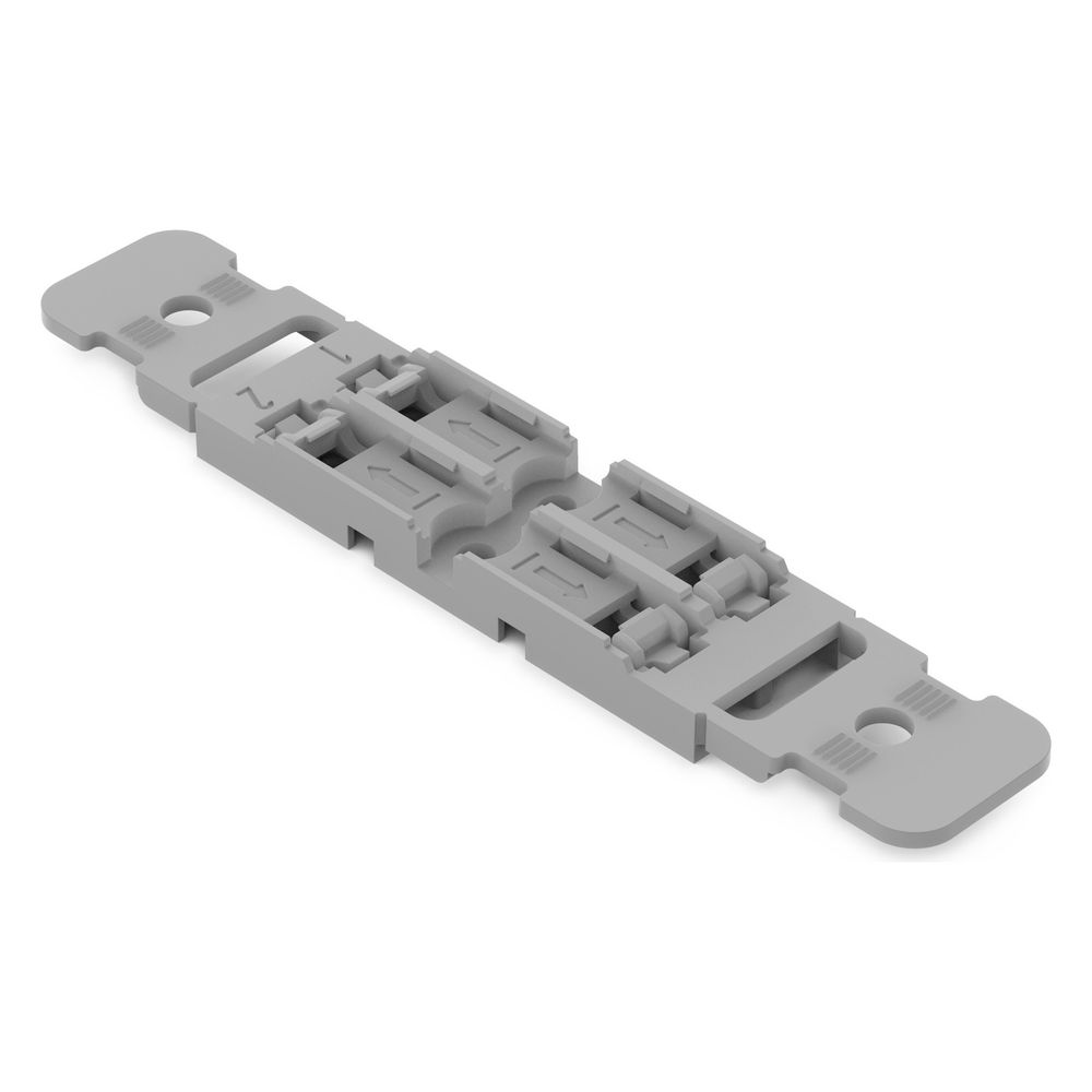 Wago Befestigungsadapter 221-2502, 2-fach, Schraubbefestigung, Polyamid, Grau... WAGO-221-2502 4066966119831 (Abb. 13)