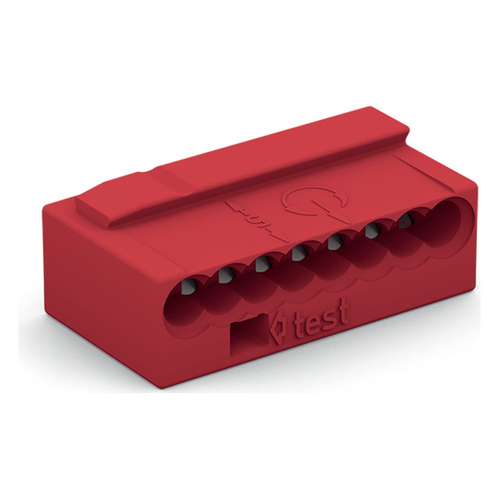 Wago MICRO-Verbindungsdosenklemme 243 243-808, 8-Leiter 0,6-0,8mm, Rot... WAGO-243-808 4044918502795 (Abb. 7)