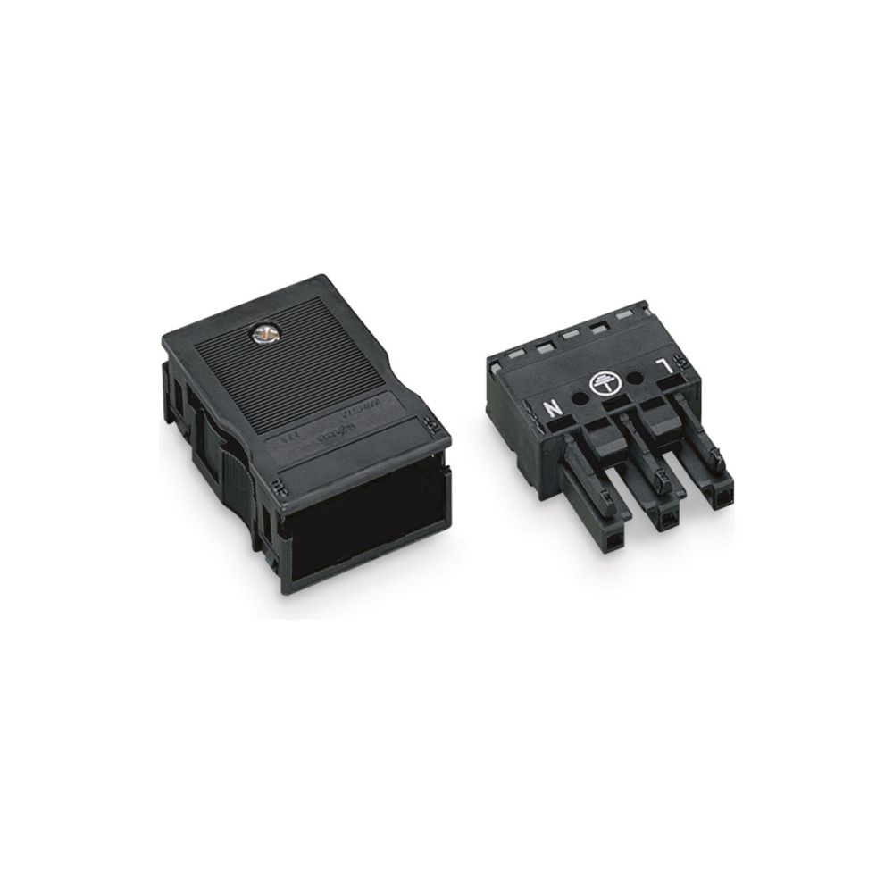 Wago Buchse WINSTA MIDI 770-103, 3-polig, 250V, 25A, Federzuganschluss, Schwarz... WAGO-770-103 4044918252096 (Abb. 2)