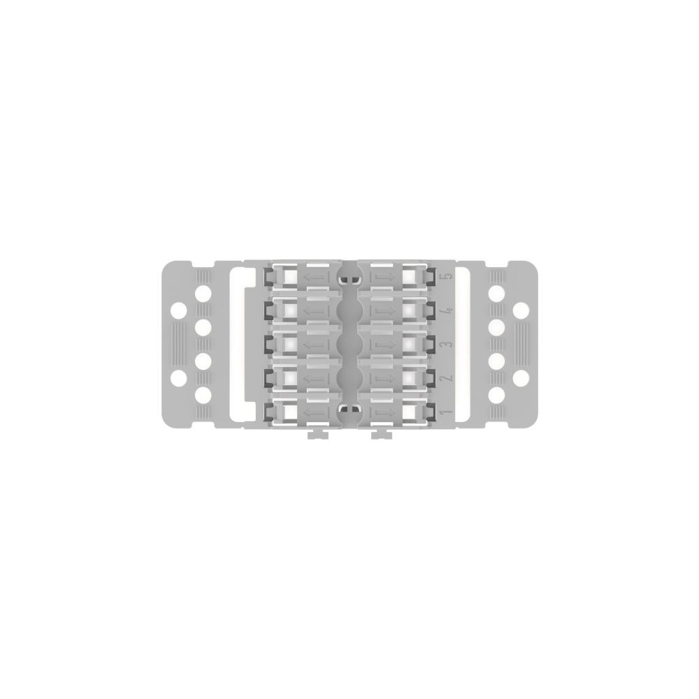Wago Befestigungsadapter 221-2515, 5-fach, Rastfuß, Polyamid, Grau... WAGO-221-2515 4066966119916 (Abb. 9)