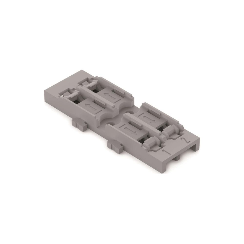 Wago Befestigungsadapter Serie 221 221-2522, 2-fach, Schraubbefestigung, Polyamid, Grau,... WAGO-221-2522 4066966119930 (Abb. 6)