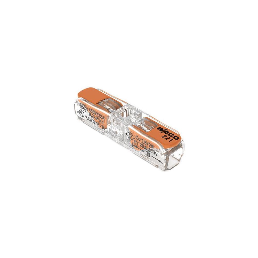 Wago Durchgangsverbinder 221, 0,2-4mm2, Transparent, 221-2411... WAGO-221-2411 4066966102666 (Abb. 3)