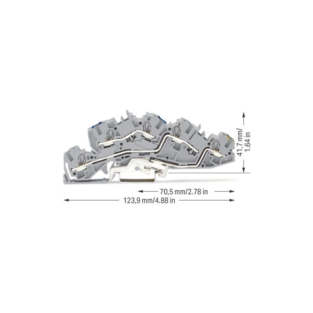 Wago Installationsetagenklemme TOPJOB S 2005-7646, 0,5-6mm2, Grau... WAGO-2005-7646 4055143042260 (Abb. 4)