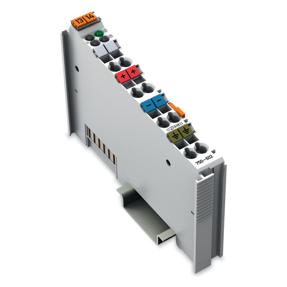Wago Potentialeinspeisung 750-602, 24V DC, 12x100x69,8mm, Polycarbonat/Polyamid 6.6, lich... WAGO-750-602 4045454393731 (Abb. 9)