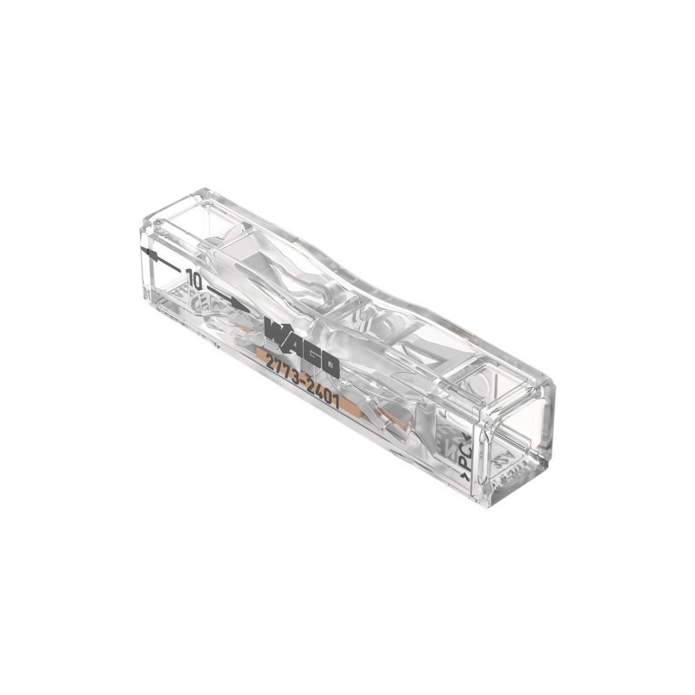 Wago Durchgangsverbinder 2773, 0,75-4mm2, 32A, 450V, Polycarbonat, Transparent, 2773-2... WAGO-2773-2401 4066966321630 (Abb. 14)