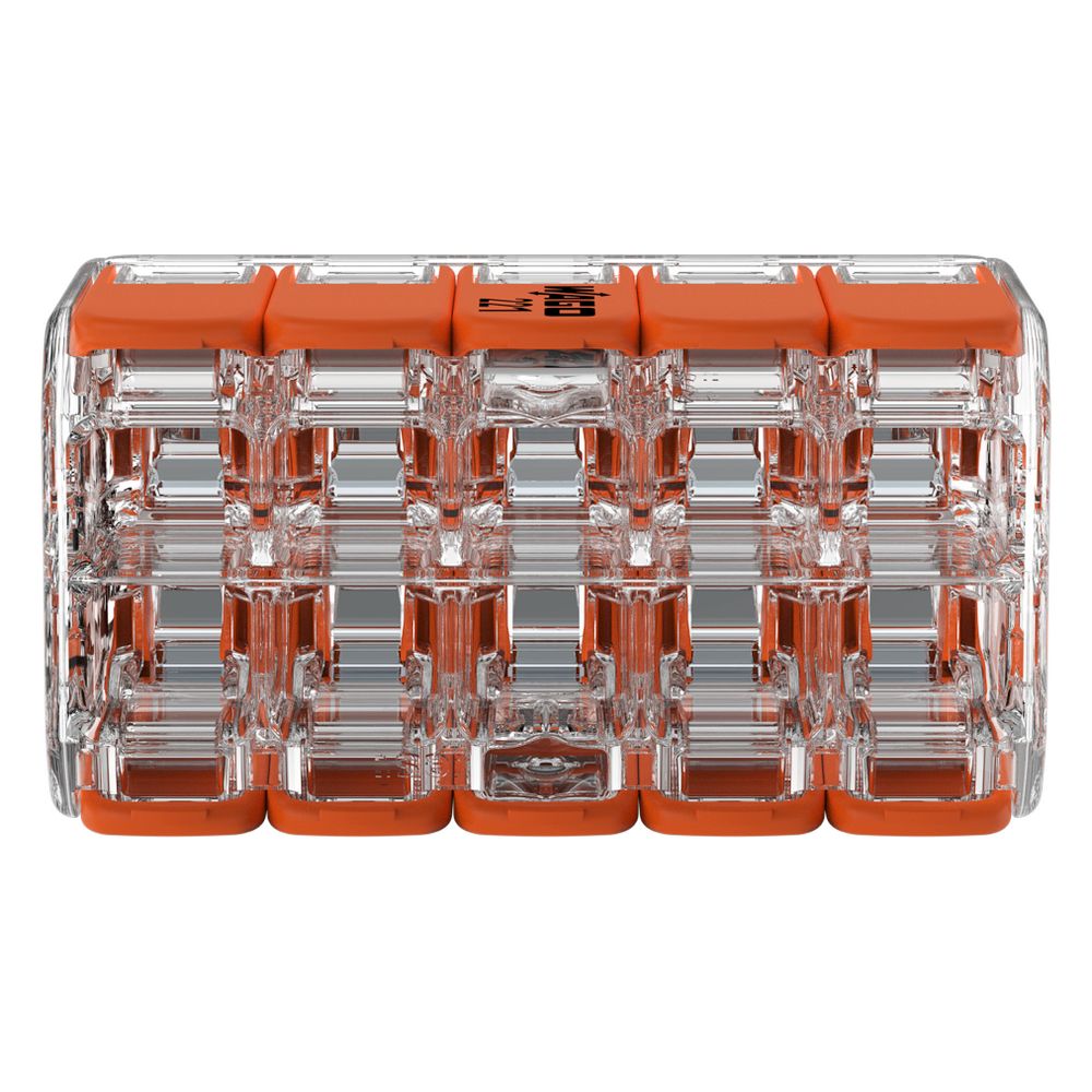 Wago Verbindungsklemme 221 221-420, 10-Leiter 0,2-4mm2, Polycarbonat, Transparent... WAGO-221-420 4066966611663 (Abb. 15)