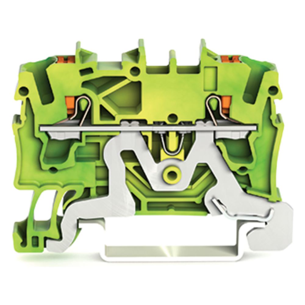 Wago 2-Leiter-Schutzleiterklemme TOPJOB S 2202-1207, 0,25-4mm2, Thermoplast, Grün/Gelb... WAGO-2202-1207 4055143848541 (Abb. 9)