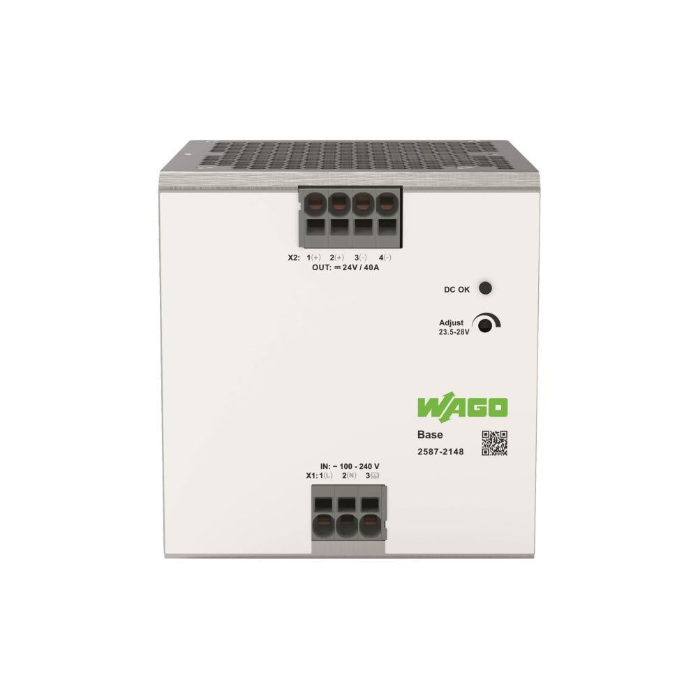 Wago Stromversorgung Base 2587-2148, 24V 40A 960W, 120x125x140mm... WAGO-2587-2148 4066966768053 (Abb. 3)