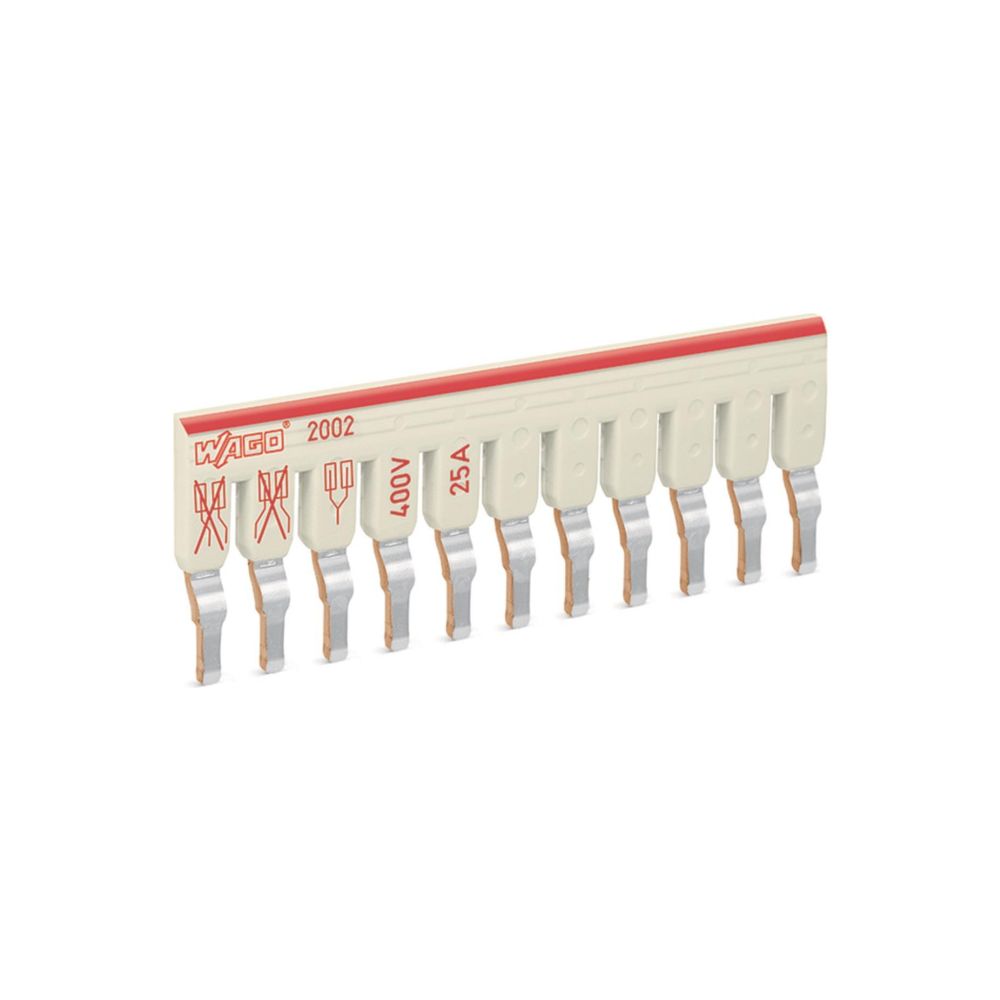 Wago Schachtelbrücker 2002-481, 11-fach, 400V, 25A, 5,2mm, lichtgrau... WAGO-2002-481 4055143692359 (Abb. 2)