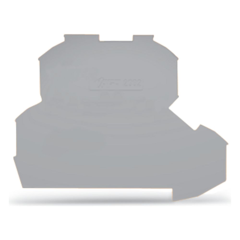 Wago Abschluss- und Zwischenplatte TOPJOB S 2002-2291, 0,8 mm, Polyamid, Grau... WAGO-2002-2291 4044918691161 (Abb. 3)