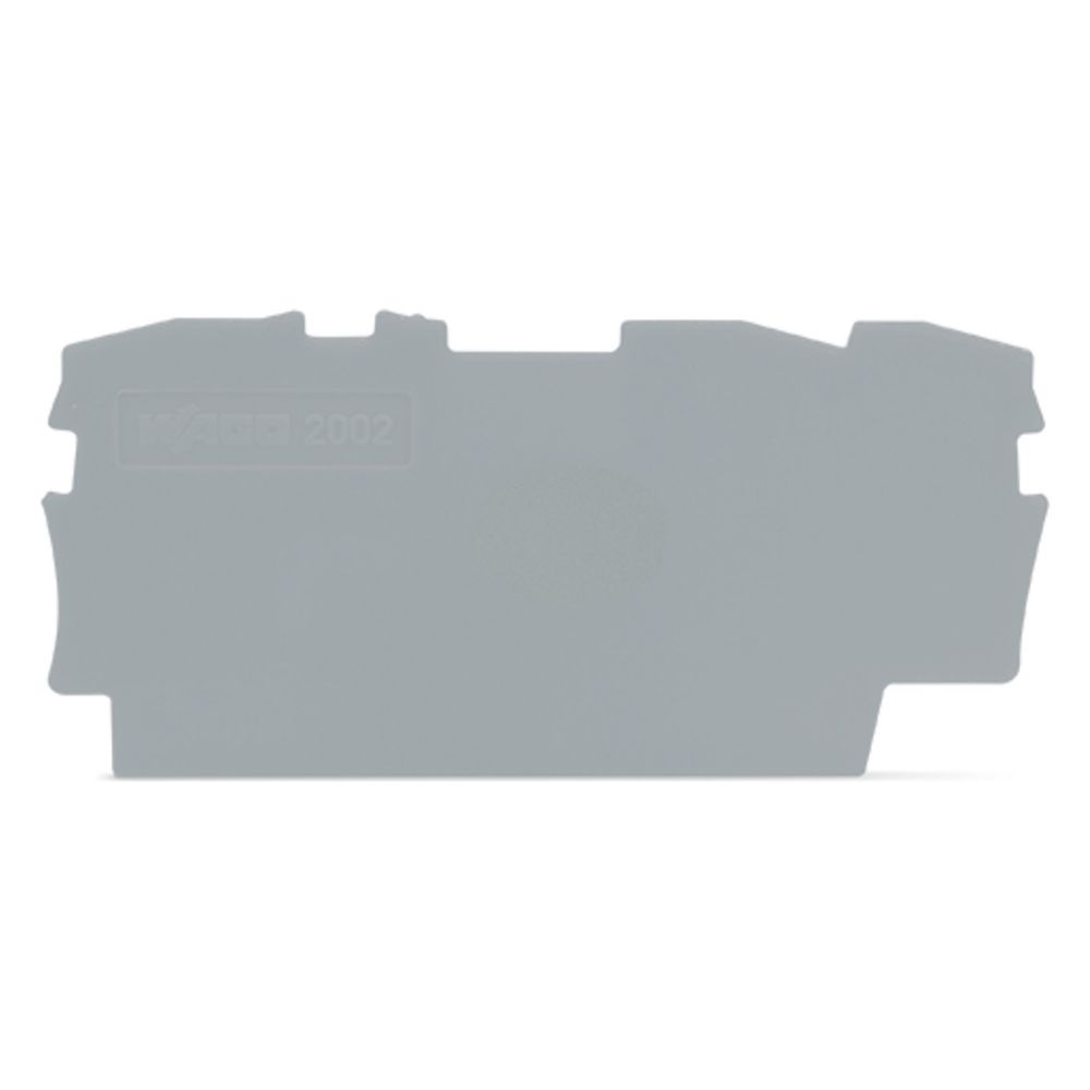 Wago Abschluss- und Zwischenplatte TOPJOB S 2002-1391, 0,8mm, Polyamid, Grau... WAGO-2002-1391 4055143234214 (Abb. 3)