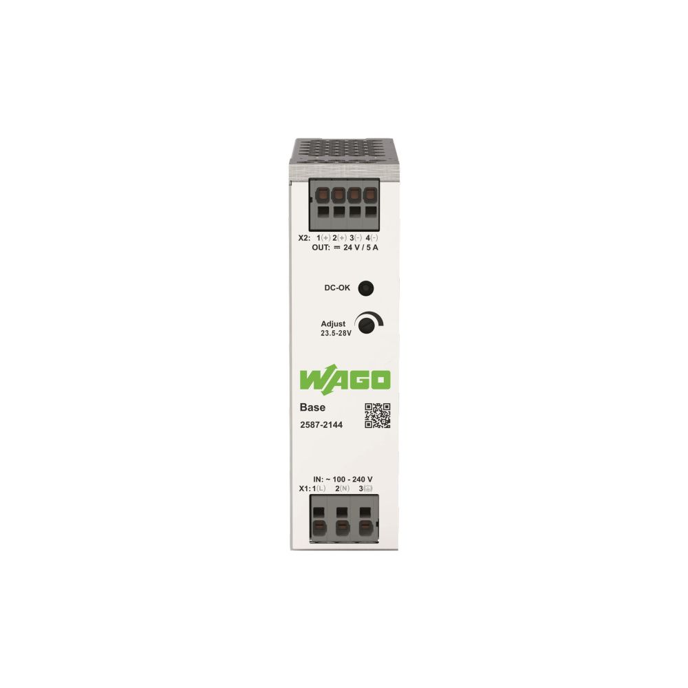 Wago Primär getaktete Stromversorgung Base, 120W 24V 5A, 56x125x138mm... WAGO-2587-2144 4066966626483 (Abb. 10)