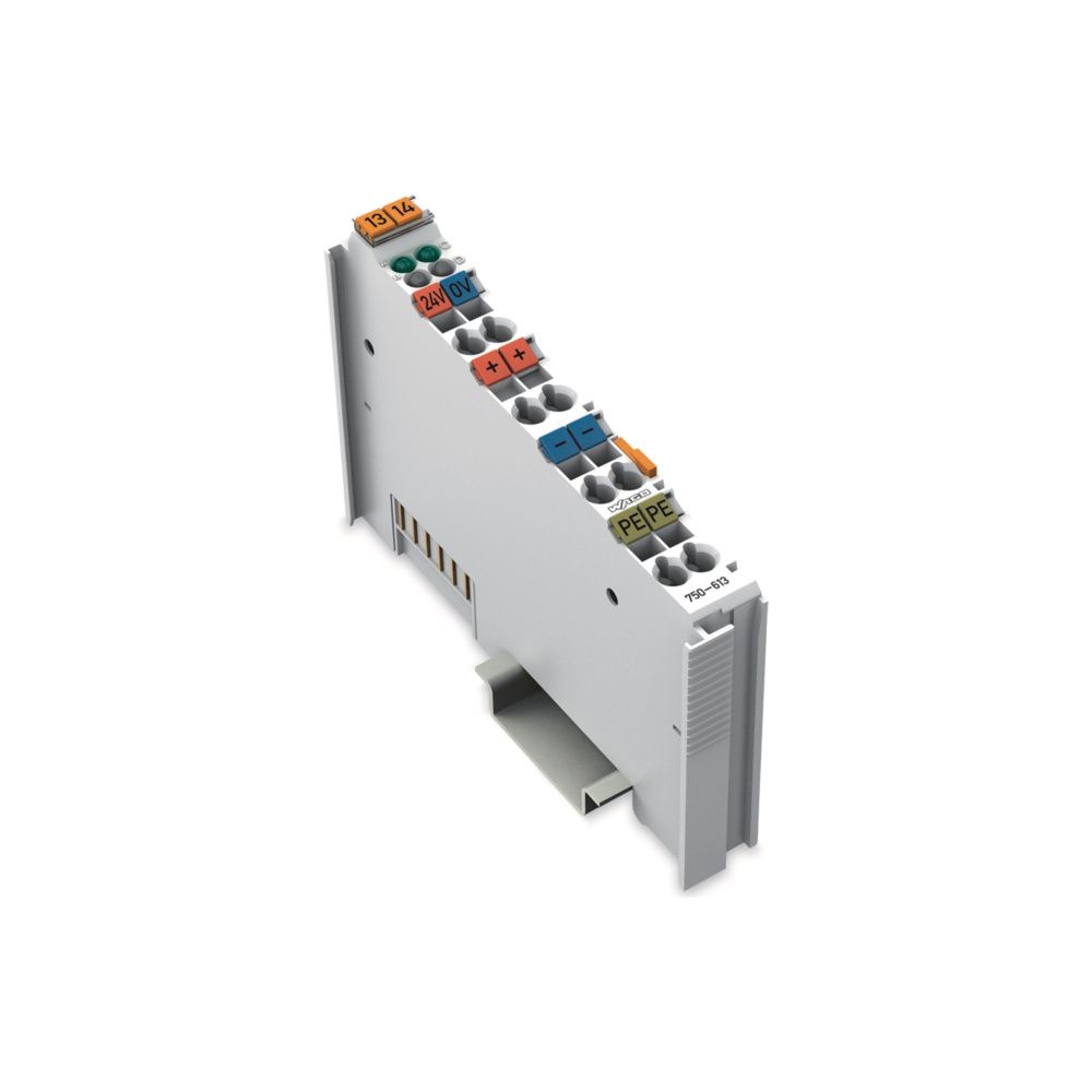 Wago Systemeinspeisung 750-613, DC 24 V, 100x12x69,8mm, Polycarbonat/Polyamid 6.6, lichtg... WAGO-750-613 4045454393823 (Abb. 2)
