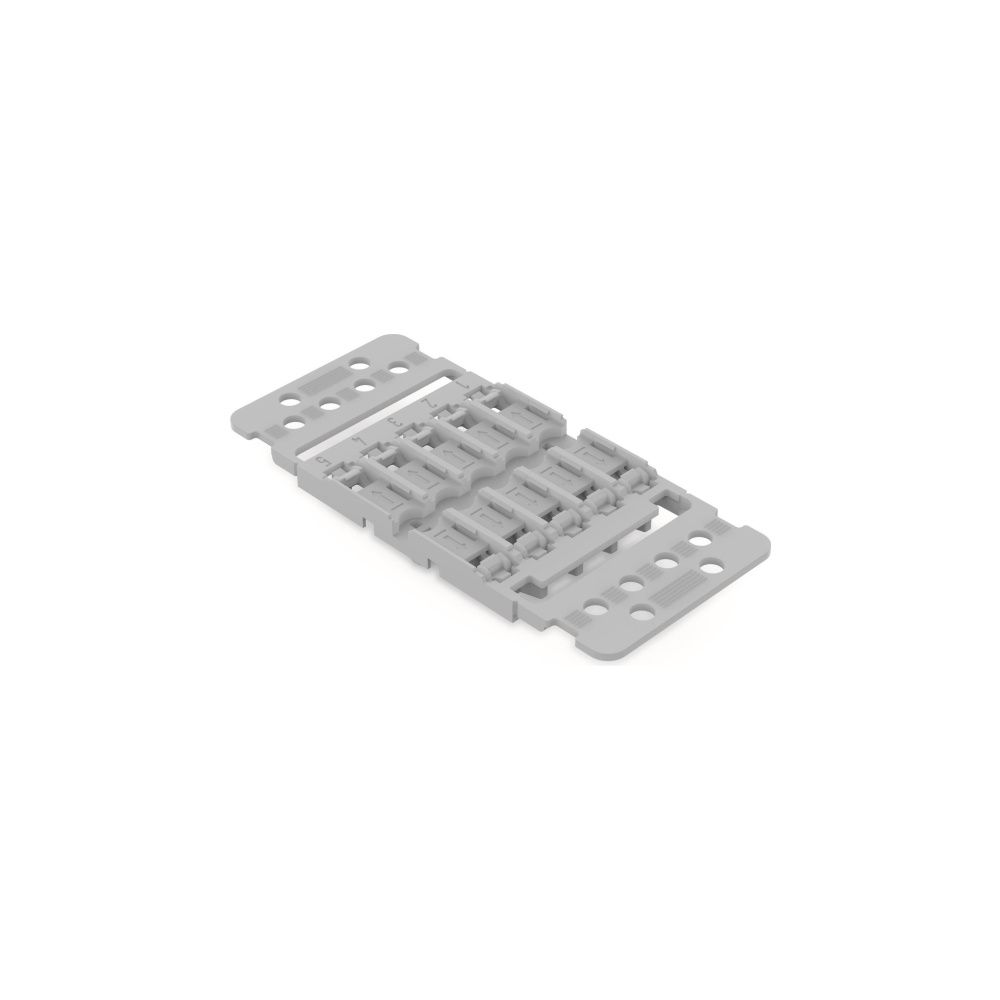 Wago Befestigungsadapter 221-2515, 5-fach, Rastfuß, Polyamid, Grau... WAGO-221-2515 4066966119916 (Abb. 5)