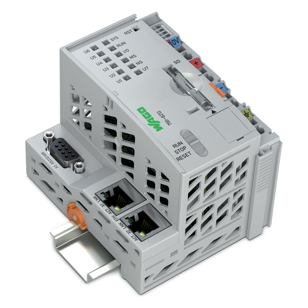 Wago Controller PFC200 750-8212, 24V, 100x78,6x100mm, Lichtgrau... WAGO-750-8212 4055143758789 (Abb. 4)