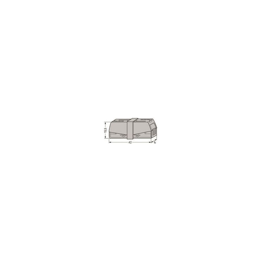 Wago Leuchtenklemme 224-201, 0,5-2,5mm2, 400V, 24A, Grau... WAGO-224-201 4044918818407 (Abb. 11)