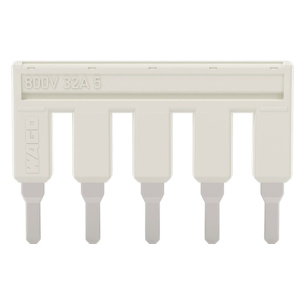 Wago Kammbrücker TOPJOB S 2004-405, 5-fach, 800V, 32A, 6,2mm Rastermaß, Lichtgrau... WAGO-2004-405 4055143699891 (Abb. 3)
