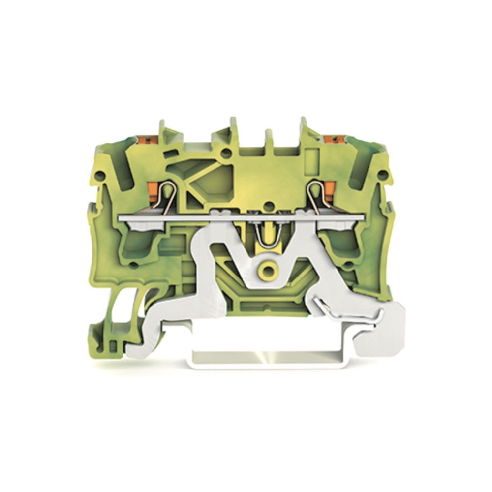 Wago 2-Leiter-Schutzleiterklemme TOPJOB S 2202-1207, 0,25-4mm2, Thermoplast, Grün/Gelb... WAGO-2202-1207 4055143848541 (Abb. 2)