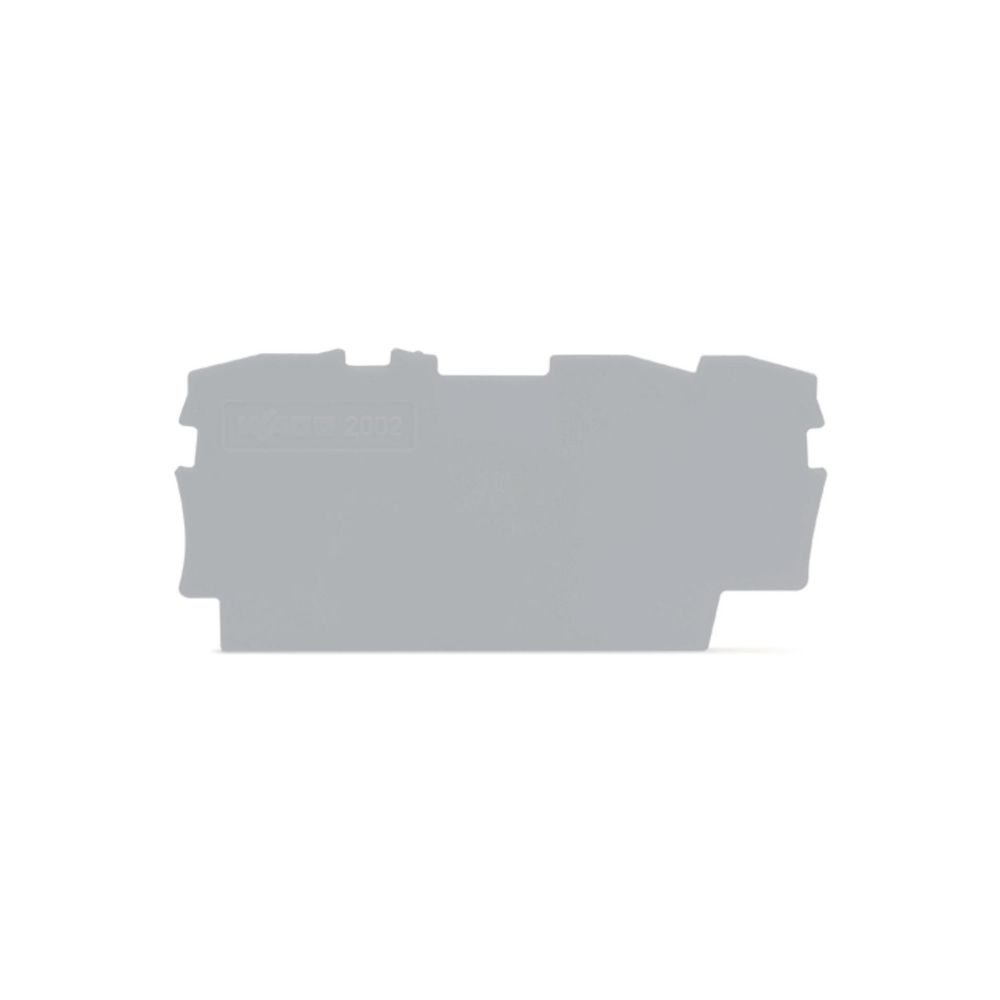Wago Abschluss- und Zwischenplatte TOPJOB S 2002-1391, 0,8mm, Polyamid, Grau... WAGO-2002-1391 4055143234214 (Abb. 2)