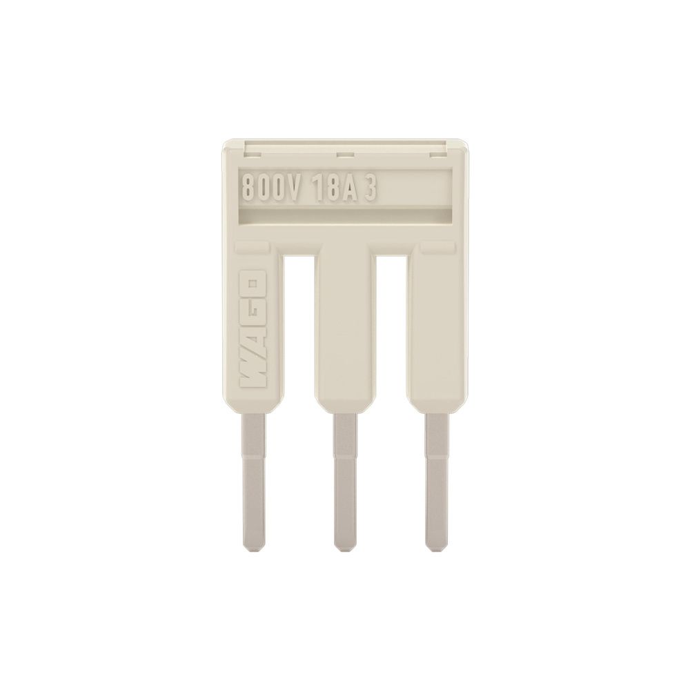 Wago Kammbrücker TOPJOB S 2001, 3-fach, 800V, 18A, Polyamid, lichtgrau, 2001-403... WAGO-2001-403 4055143698436 (Abb. 5)