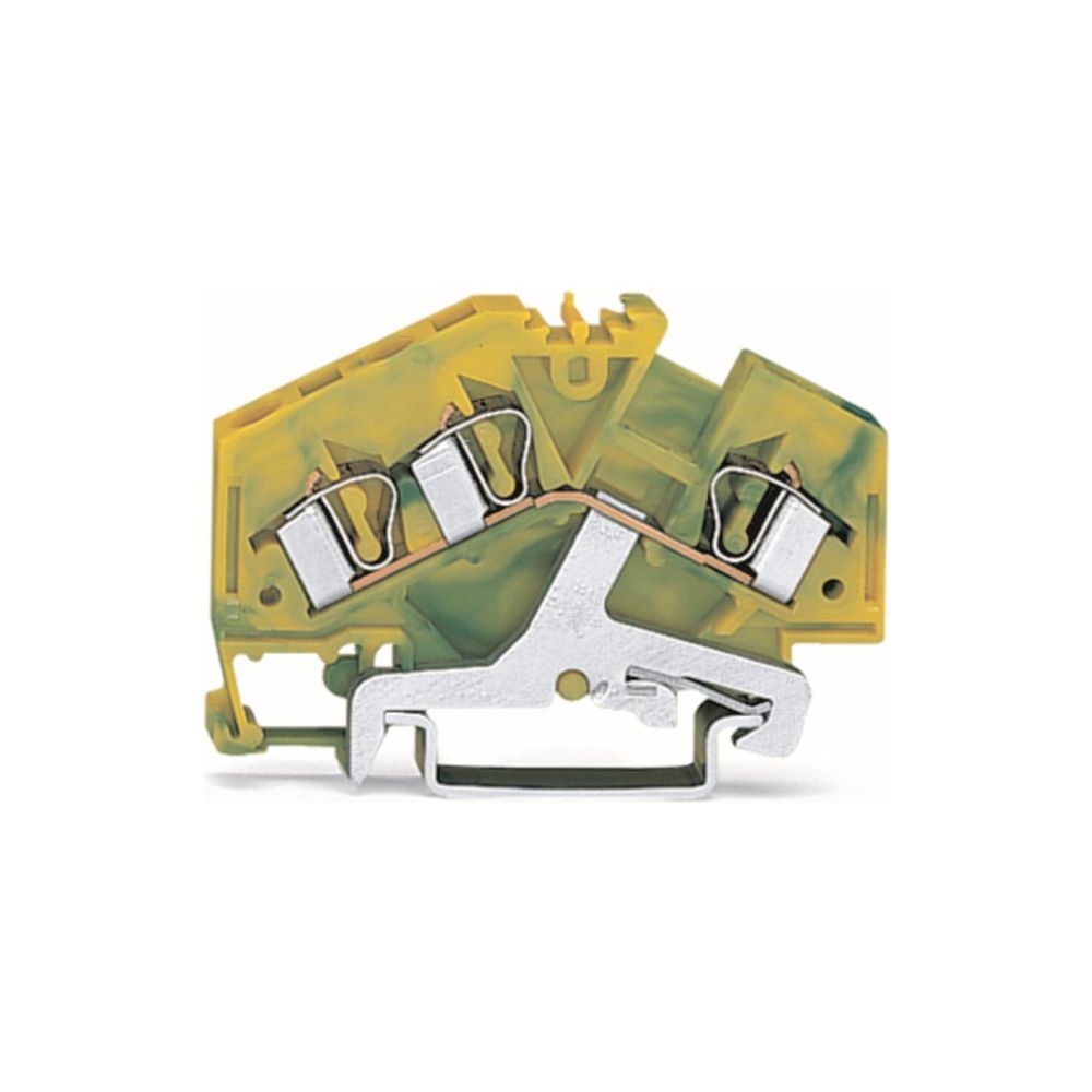 Wago 3-Leiter-Schutzleiterklemme 281 281-637, 0,08-4mm2, Polyamid, Grün/Gelb... WAGO-281-637 4045454084516 (Abb. 2)