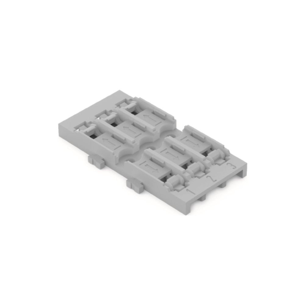 Wago Befestigungsadapter 3-fach für Durchgangsverbinder, Schraubbefestigung, Polyamid, G... WAGO-221-2523 4066966119947 (Abb. 5)