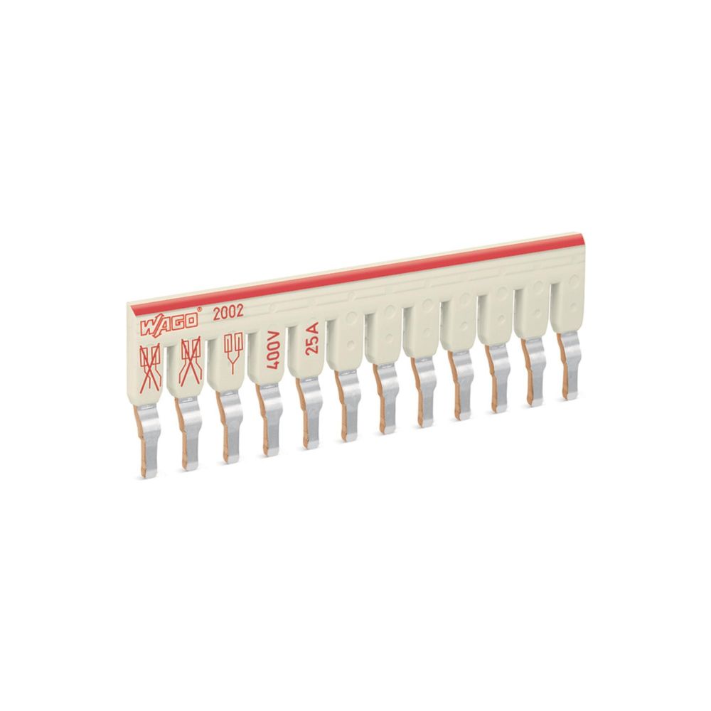Wago Schachtelbrücker 2002-482, 12-fach 400V 25A 5,2mm, lichtgrau... WAGO-2002-482 4055143692366 (Abb. 2)