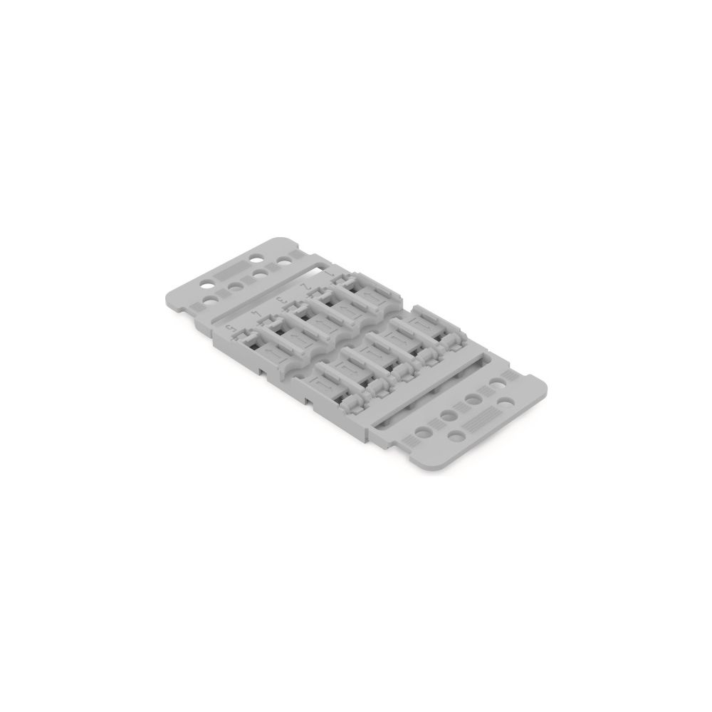 Wago Befestigungsadapter 221-2505, 5-fach, Schraubbefestigung, Polyamid, Grau... WAGO-221-2505 4066966119862 (Abb. 10)