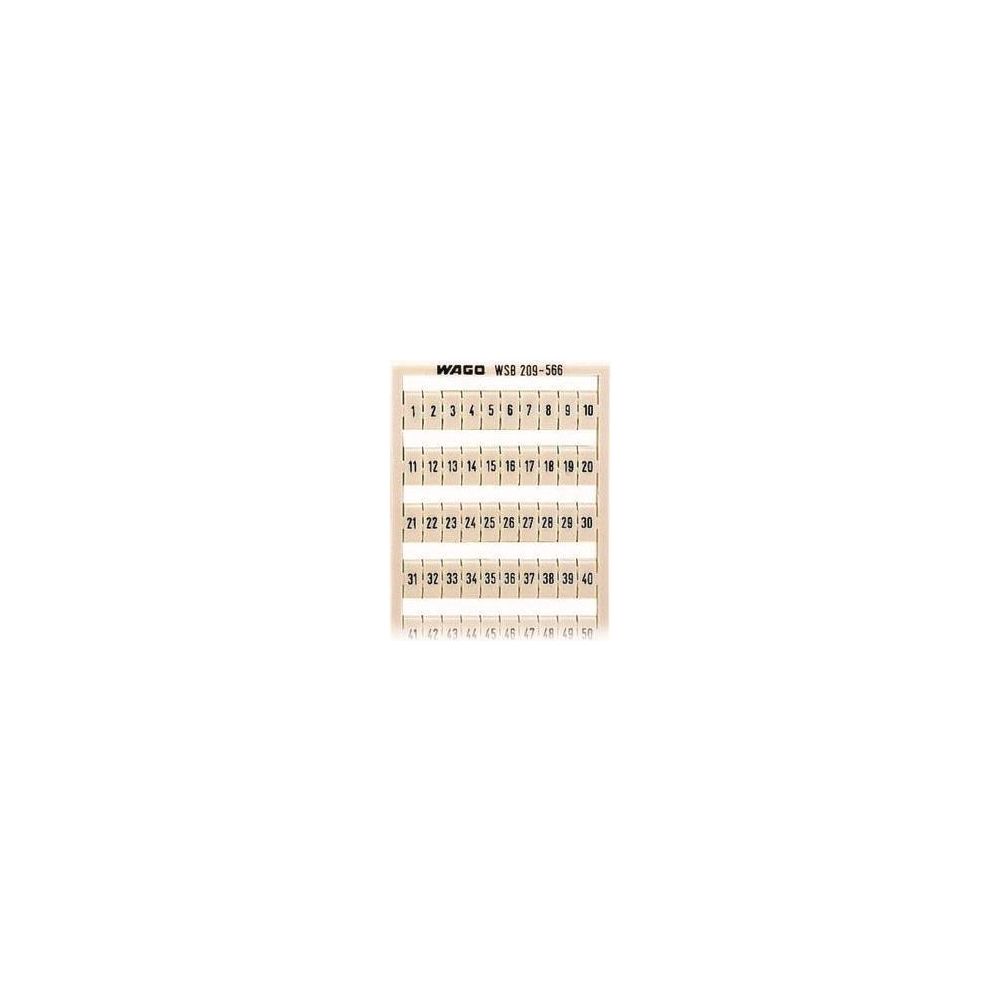 Wago WSB-Beschriftungskarte 209-566, Rastermaß 5mm, weiß... WAGO-209-566 4017332273138 (Abb. 5)