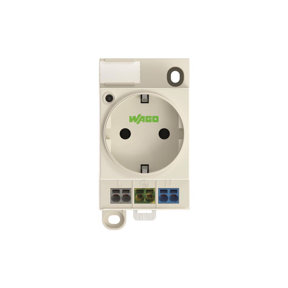 Wago Schaltschrank-Steckdose 709-581, 250V 16A, Polyamid, Lichtgrau... WAGO-709-581 4055143721295 (Abb. 7)
