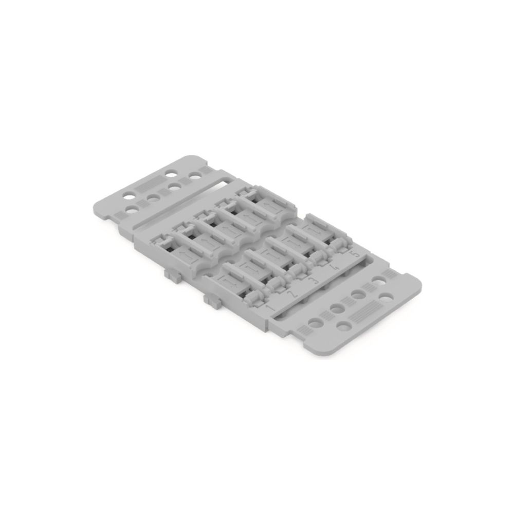 Wago Befestigungsadapter 221-2505, 5-fach, Schraubbefestigung, Polyamid, Grau... WAGO-221-2505 4066966119862 (Abb. 3)