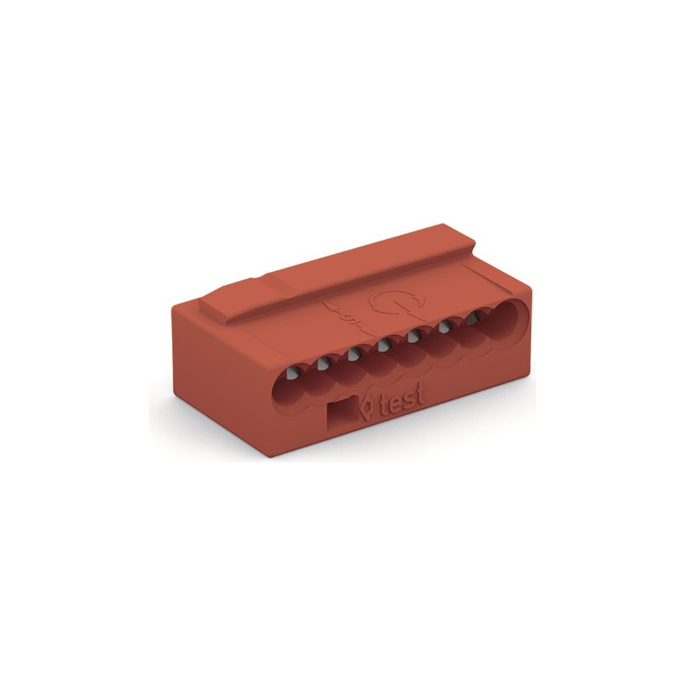 Wago MICRO-Verbindungsdosenklemme 243 243-808, 8-Leiter 0,6-0,8mm, Rot... WAGO-243-808 4044918502795 (Abb. 5)