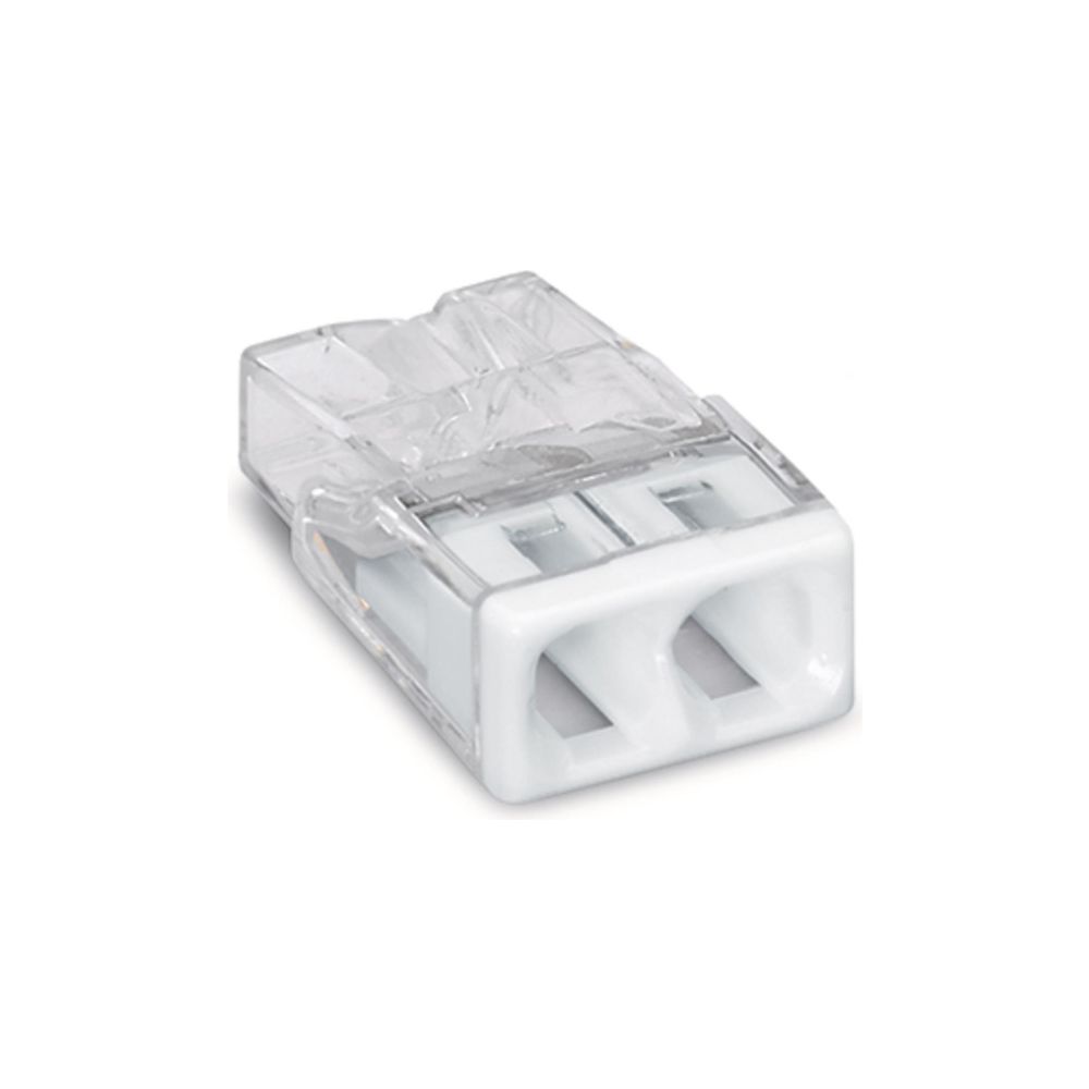 Wago Verbindungsdosenklemme 2273 2273-202, 0,5-2,5mm2, Polycarbonat, Transparent/Weiß... WAGO-2273-202 4050821027843 (Abb. 4)