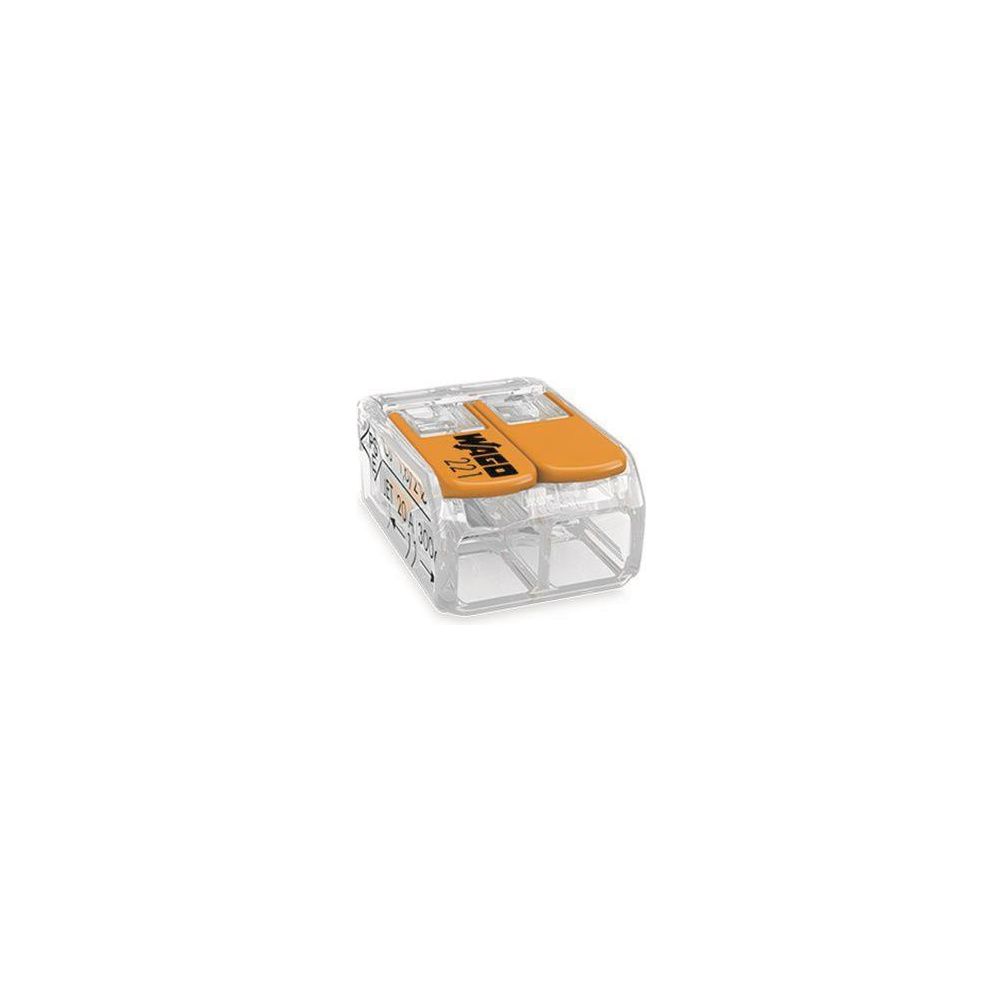 Wago Verbindungsklemme 221 221-412, 0,14-4mm2, 2-Leiter, Transparent/Orange... WAGO-221-412 4050821808435 (Abb. 10)
