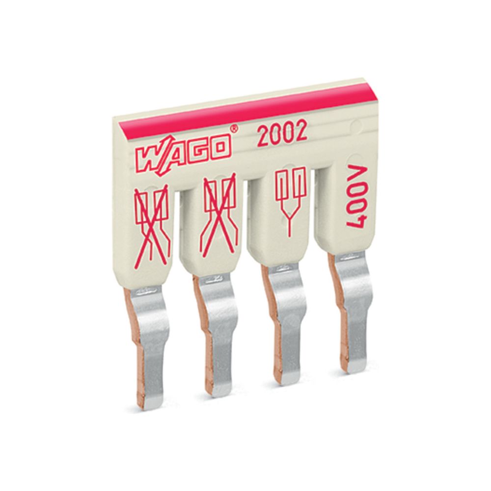 Wago Schachtelbrücker TOPJOB S 2002-474, 4-fach 25A 400V 5,2mm, Lichtgrau... WAGO-2002-474 4055143692274 (Abb. 3)