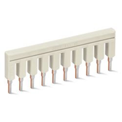 Wago Querverbinder TOPJOB S 2002-410, 10-fach, 800 V, 25 A, 5,2 mm, lichtgrau... WAGO-2002-410 4055143690386 (Abb. 1)