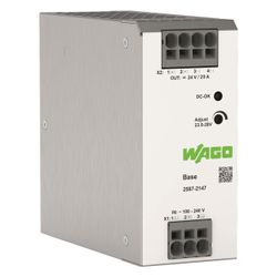 Wago Primär getaktete Stromversorgung Base 24V 20A, 480W, 56x125x138mm, IP20... WAGO-2587-2147 4066966626698 (Abb. 1)
