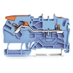 Wago 2-Leiter-Durchgangsklemme TOPJOB S 2102-5204, 2,5mm2, Thermoplast, Blau... WAGO-2102-5204 4055143741866 (Abb. 1)