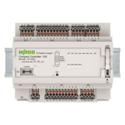 Wago Compact Controller 751-9301, 8DI 4DO 2AI 2AO 2NI1K/PT1K 1RS485 2xETHERNET, Polycarb... WAGO-751-9301 4066966192865 (Abb. 1)