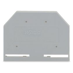 Wago Abschluss- und Zwischenplatte 281-301, 3mm, Grau... WAGO-281-301 4017332292559 (Abb. 1)