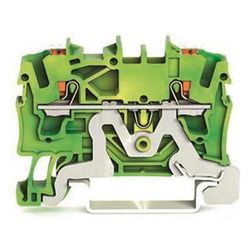 Wago 2-Leiter-Schutzleiterklemme TOPJOB S 2202-1207, 0,25-4mm2, Thermoplast, Grün/Gelb... WAGO-2202-1207 4055143848541 (Abb. 1)