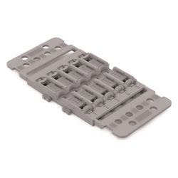 Wago Befestigungsadapter 221-2505, 5-fach, Schraubbefestigung, Polyamid, Grau... WAGO-221-2505 4066966119862 (Abb. 1)