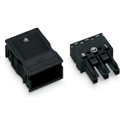 Wago Buchse WINSTA MIDI 770-103, 3-polig, 250V, 25A, Federzuganschluss, Schwarz... WAGO-770-103 4044918252096 (Abb. 1)