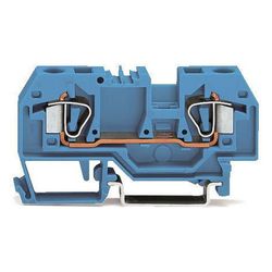 Wago 2-Leiter-Durchgangsklemme 282 282-904, 0,2-6mm2, Thermoplast, blau... WAGO-282-904 4044918445887 (Abb. 1)