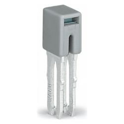 Wago Querverbinder 283-402, 2-fach, 800V, 70A, steckbar, grau... WAGO-283-402 4044918396325 (Abb. 1)