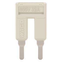 Wago Kammbrücker TOPJOB S 2004-402, 2-fach, 32A, 800V, 6,2mm, Lichtgrau... WAGO-2004-402 4055143700153 (Abb. 1)