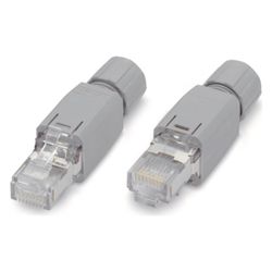 Wago ETHERNET-Stecker 750-975, IP20, Kategorie 5E, Kunststoff, Lichtgrau, 750-975... WAGO-750-975 4045454482480 (Abb. 1)