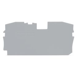 Wago Abschluss- und Zwischenplatte TOPJOB S 2010-1291, 1mm, Grau... WAGO-2010-1291 4044918144148 (Abb. 1)