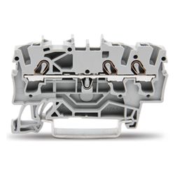 Wago Durchgangsklemme TOPJOB S 2002-1301, 2,5mm2, 800V, 24A, Federzuganschluss, Grau... WAGO-2002-1301 4017332999229 (Abb. 1)